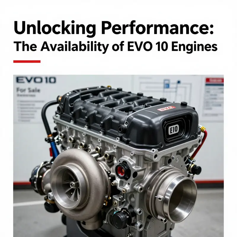 Diverse market displays featuring EVO X engines and performance parts.
