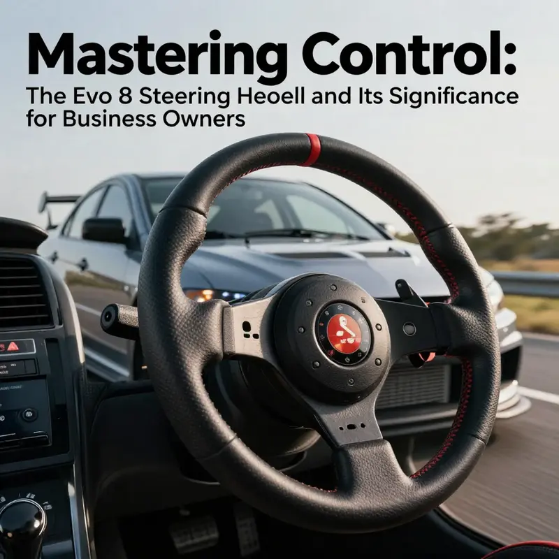 Mitsubishi Lancer Evolution 8 in motion, showcasing the Evo 8 steering wheel and emphasizing its performance capabilities.