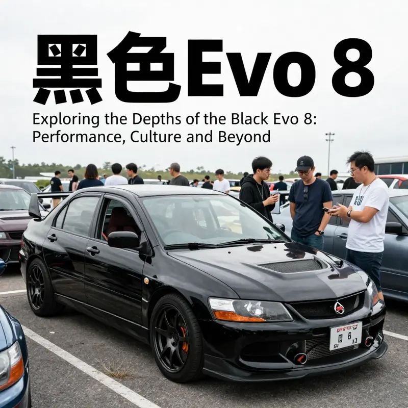 The black Mitsubishi Lancer Evolution VIII showcases its powerful design and agility on mountainous terrains.