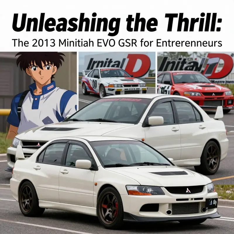 The 2013 Mitsubishi EVO GSR demonstrating its performance prowess on a twisting road.