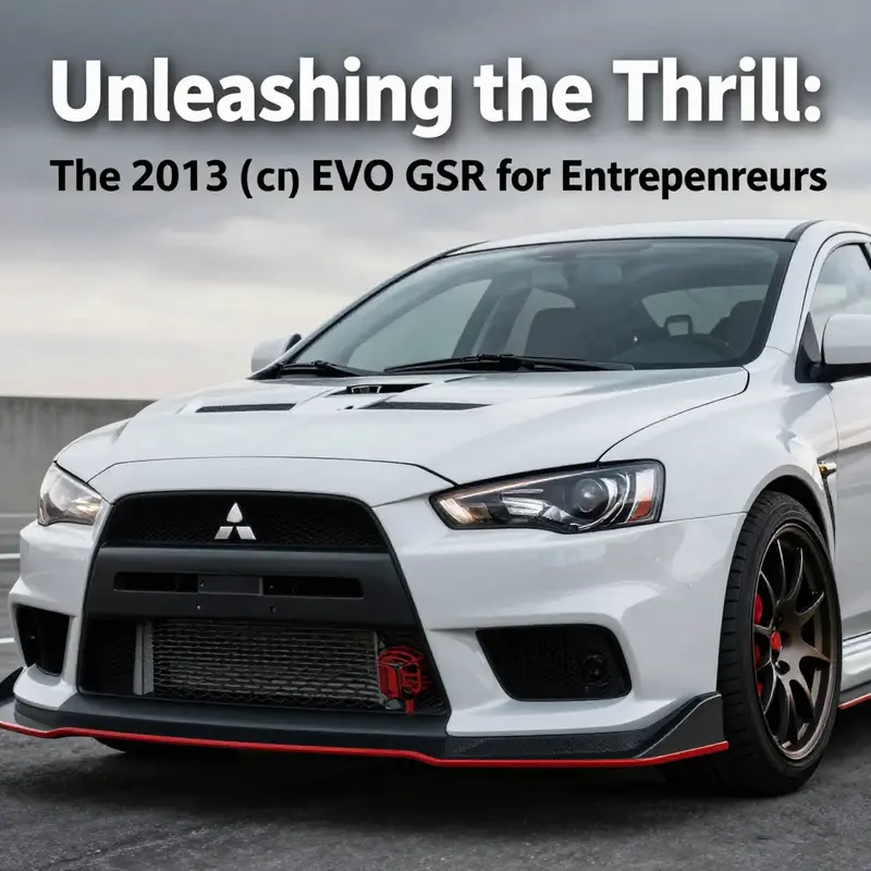 The 2013 Mitsubishi EVO GSR demonstrating its performance prowess on a twisting road.