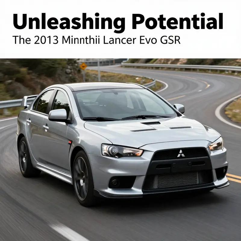 The powerful 2.0-liter turbocharged engine that highlights the Evo X GSR’s performance specifications.