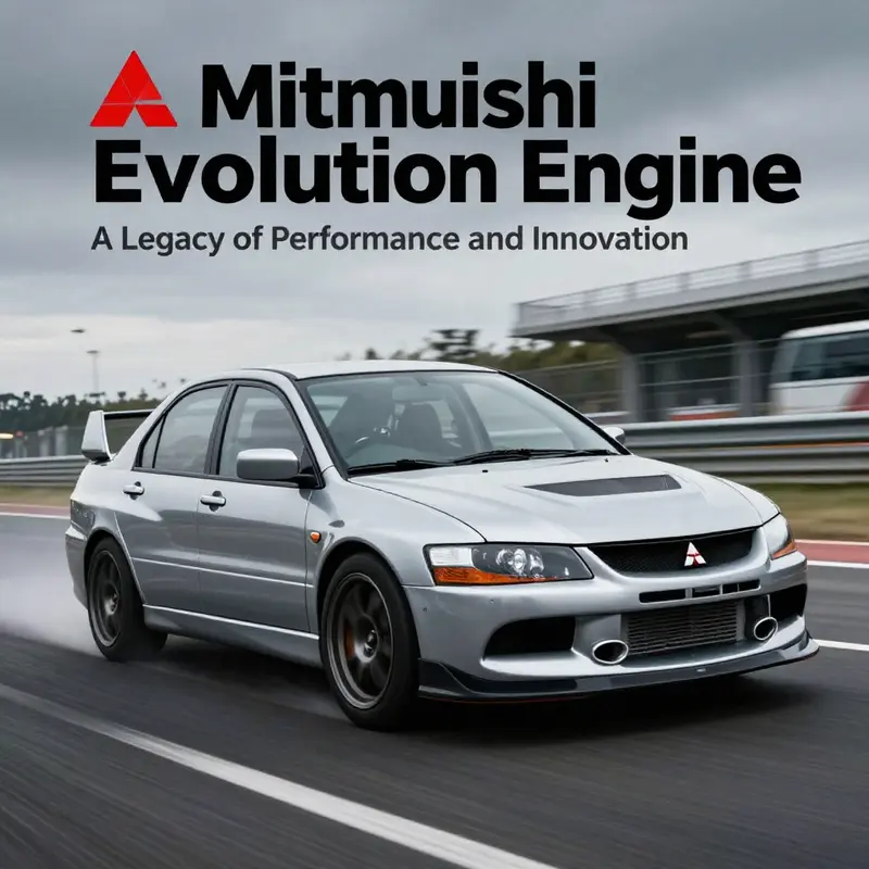 The Mitsubishi 4G63 engine laid the groundwork for the Evolution series’ performance identity.