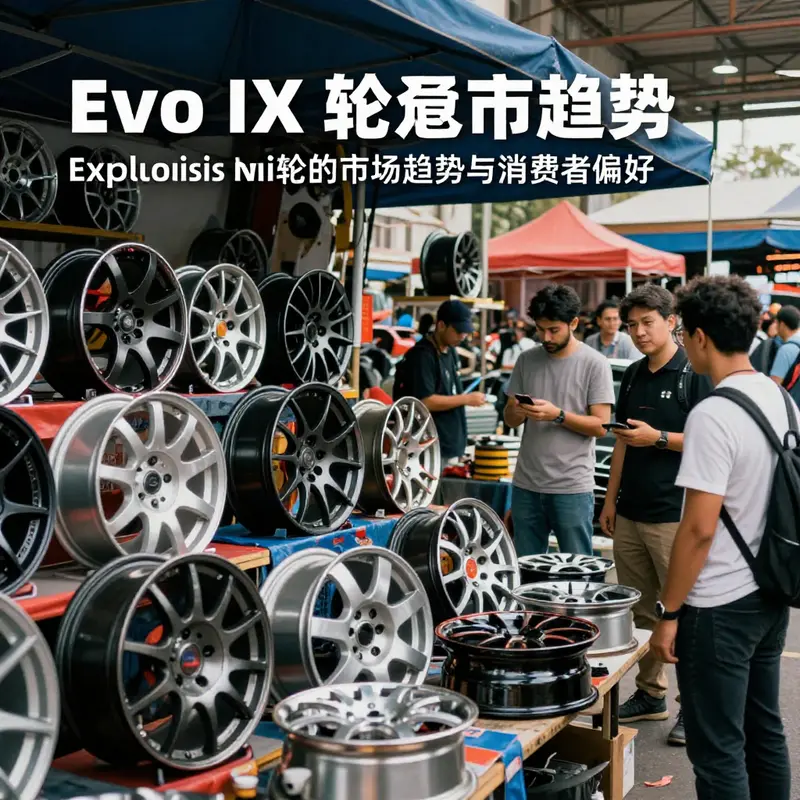 Original 17-inch BBS diamond black rims of the 2006 Evo IX, highlighting its factory specifications.