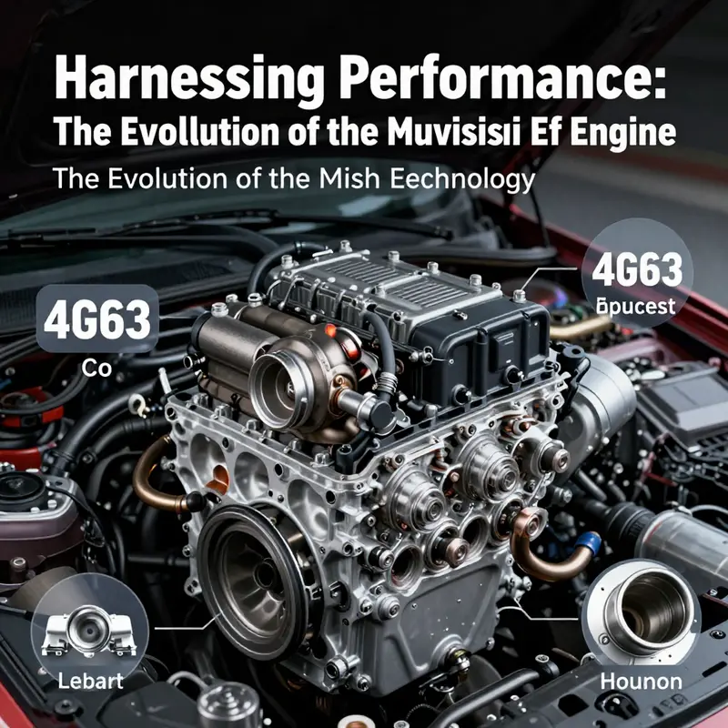 Comparison of the evolution of the 4G63 engine from its inception to the latest iterations.