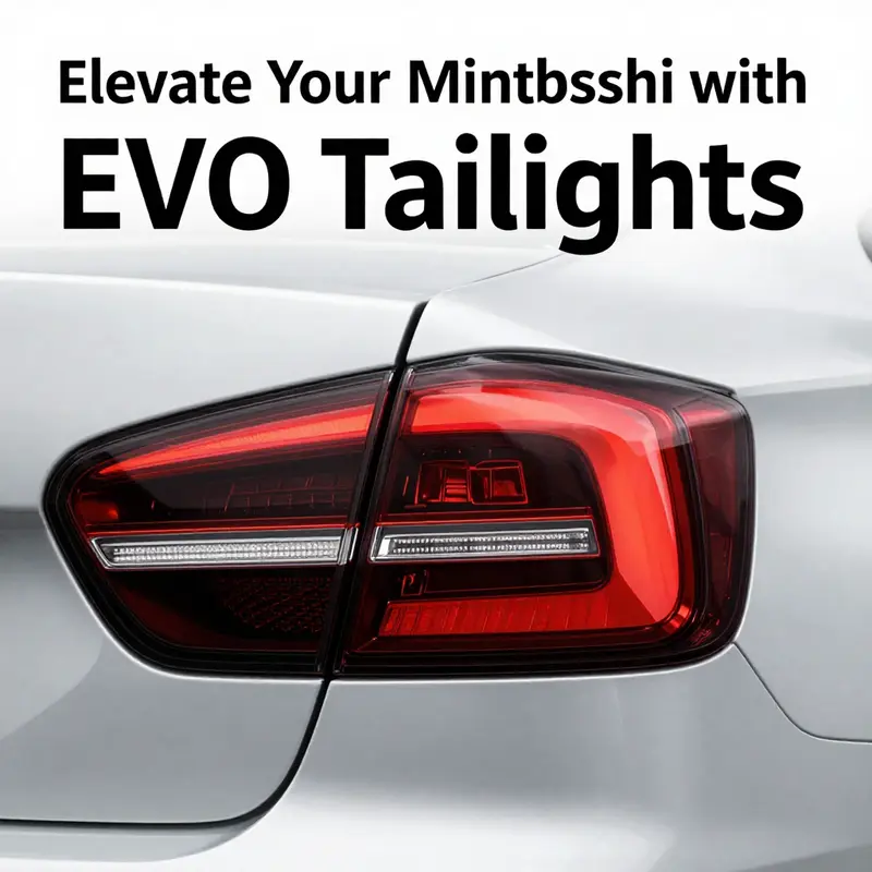 Diverse designs of EVO taillights with advanced LED technology enhance visibility and style.
