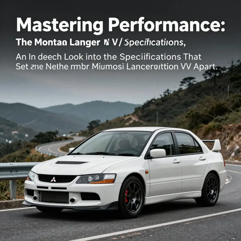 The Mitsubishi Lancer Evolution V on a scenic road, highlighting its performance and aesthetic appeal.