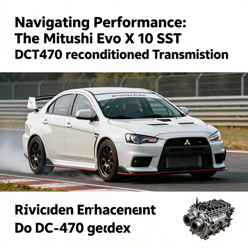 Overview of the Mitsubishi Evo X 10 SST DCT470 reconditioned gearbox, highlighting its engineering excellence.