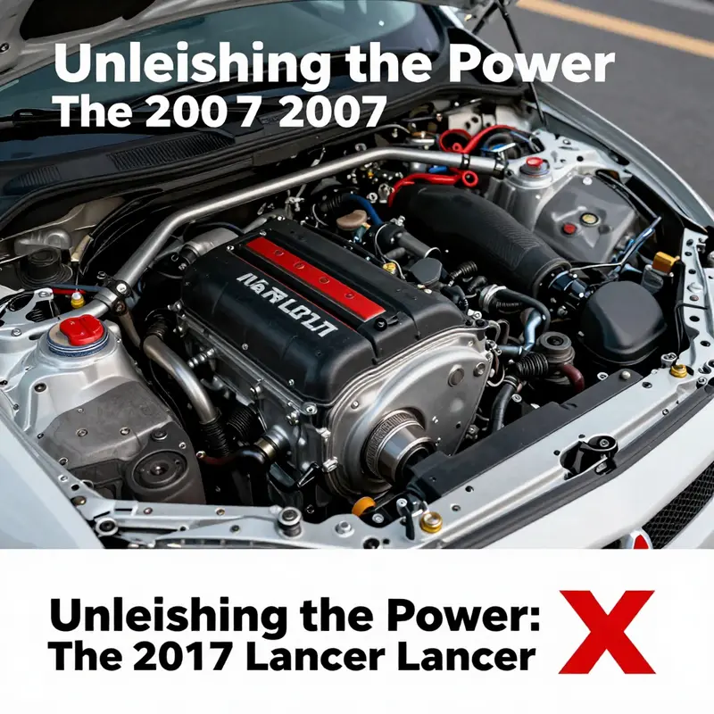 The heart of the Evo X: 4B11T turbocharged engine exemplifying cutting-edge engineering.