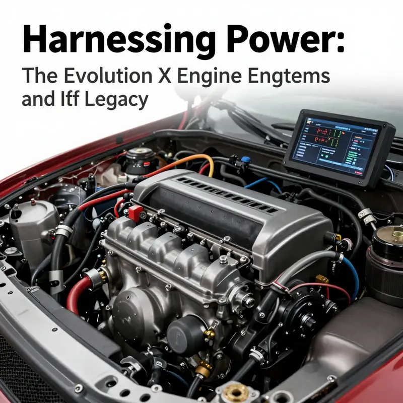 An insight into the turbocharging system and MIVEC technology of the Evo X engine.