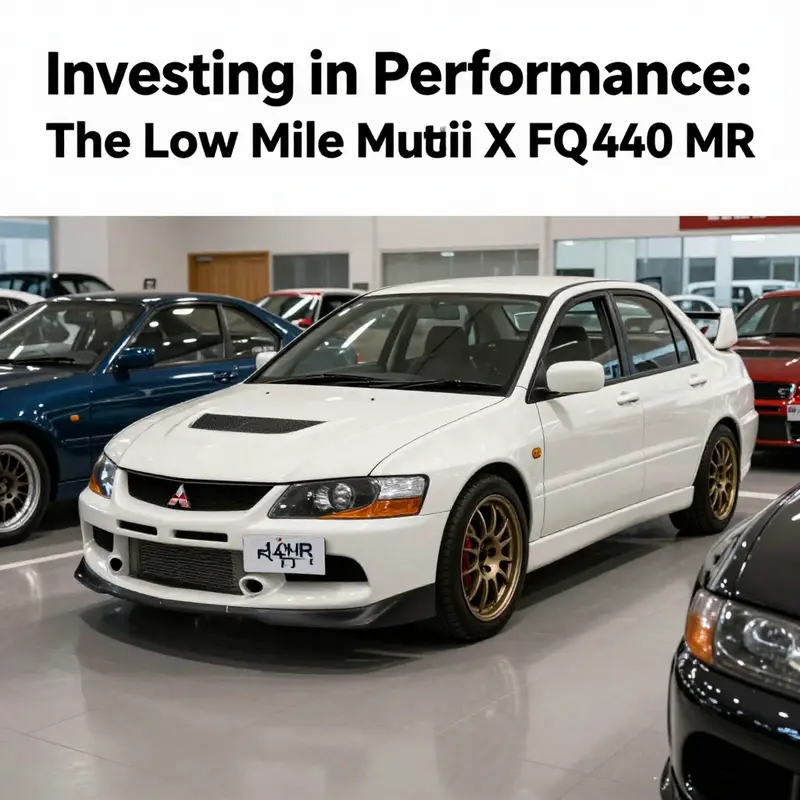 The Mitsubishi Lancer Evolution X FQ-440 MR: a rare gem in the world of performance cars.