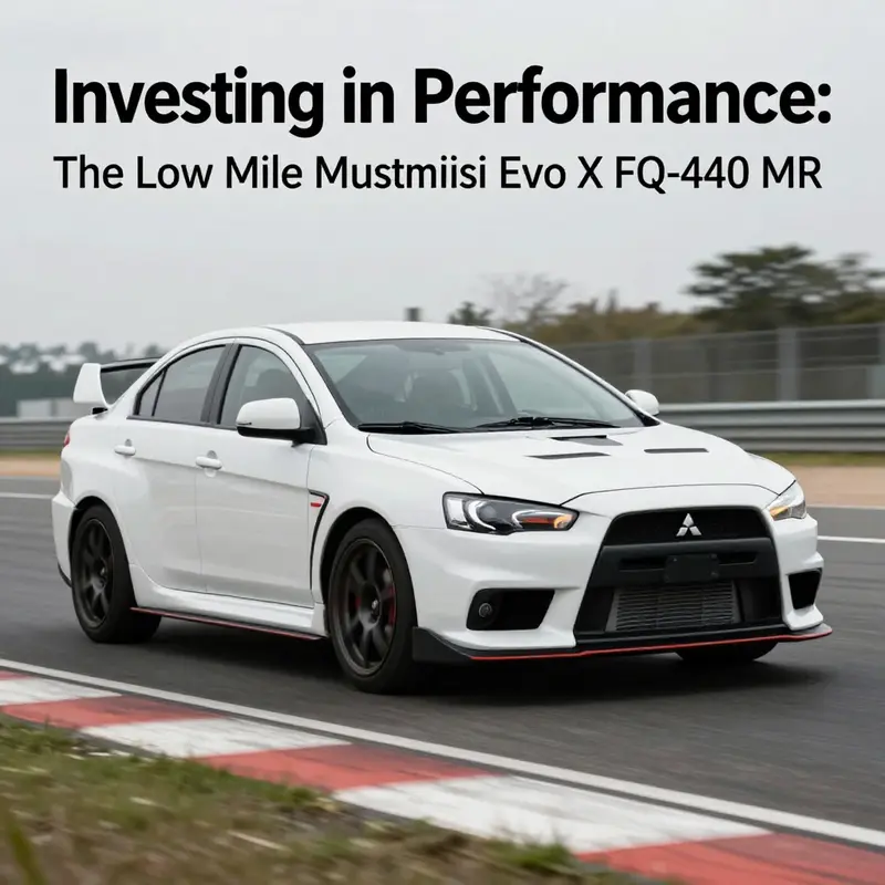 The Mitsubishi Lancer Evolution X FQ-440 MR: a rare gem in the world of performance cars.