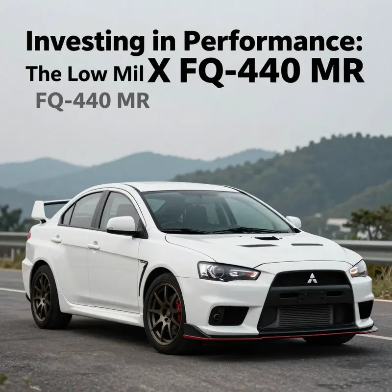 The Mitsubishi Lancer Evolution X FQ-440 MR: a rare gem in the world of performance cars.