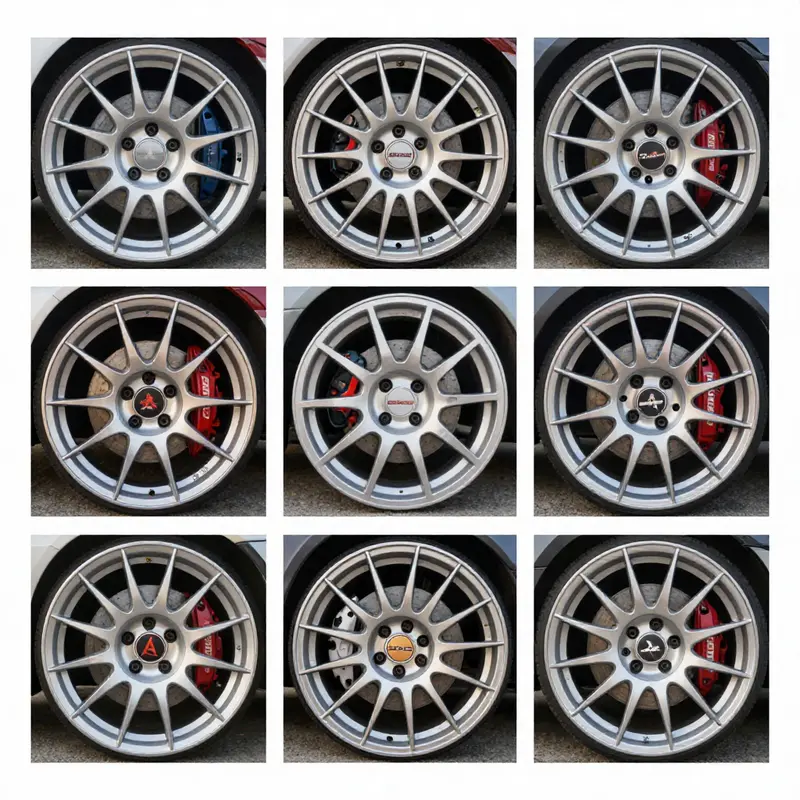 The Mitsubishi Lancer Evolution X MR prominently displays its iconic BBS wheels, a blend of style and performance.