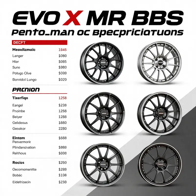 The Mitsubishi Lancer Evolution X MR prominently displays its iconic BBS wheels, a blend of style and performance.