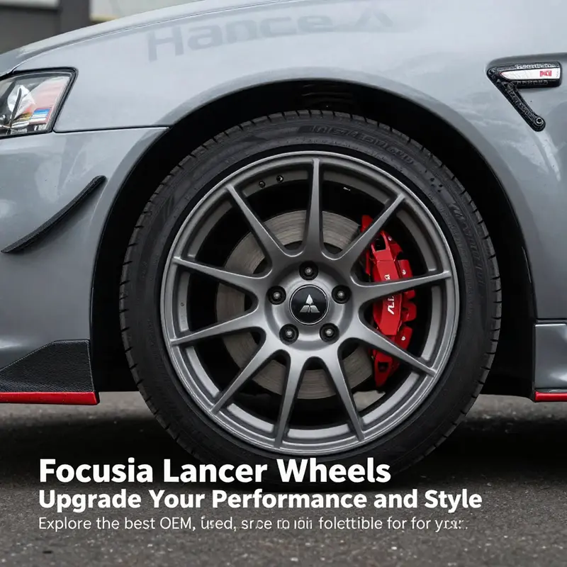 A Mitsubishi Lancer Evolution X in action, highlighting the importance of quality wheels in performance.