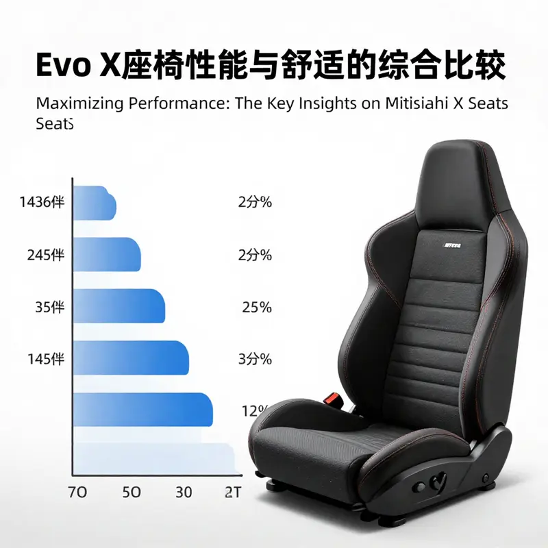 The original RECARO seats exemplify the Evo X’s performance-oriented design.