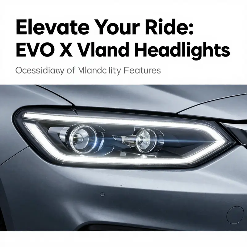 A detailed look at the advanced features of the EVO X Vland headlights.