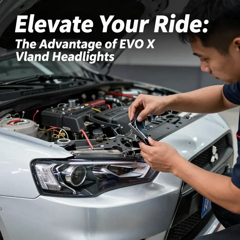 A detailed look at the advanced features of the EVO X Vland headlights.