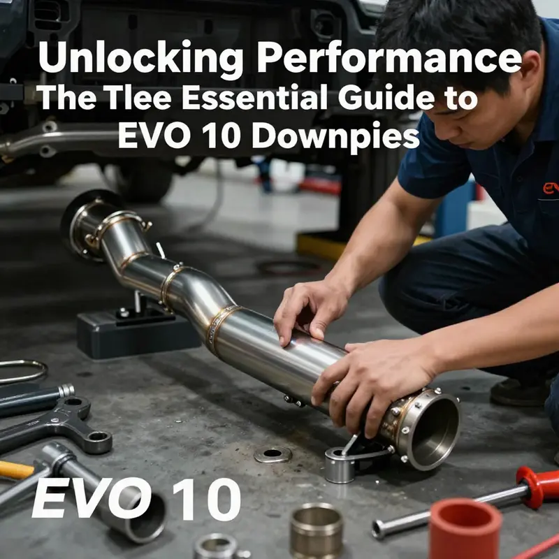 The EVO 10 Downpipe is essential for improving turbo response and overall engine performance.