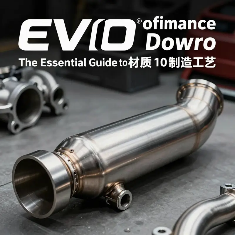 The EVO 10 Downpipe is essential for improving turbo response and overall engine performance.
