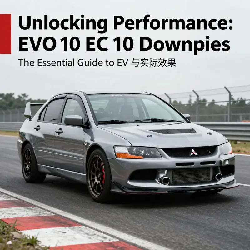 The EVO 10 Downpipe is essential for improving turbo response and overall engine performance.