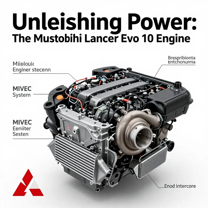 The Mitsubishi Lancer Evo 10 engine highlights its advanced components and performance metrics.