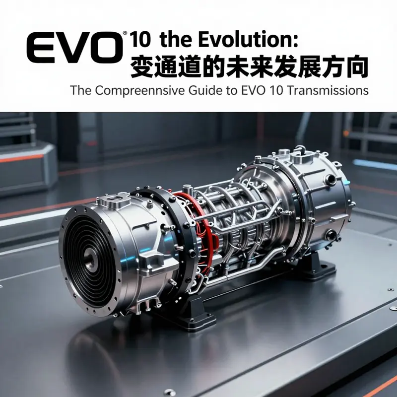 A detailed breakdown of the EVO 10’s original transmission technology, highlighting its dual-clutch mechanism.