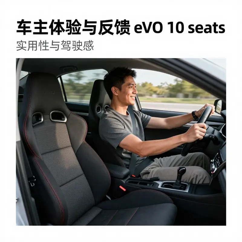 The RECARO bucket seats crafted for the EVO X showcase an ergonomic design and premium materials.