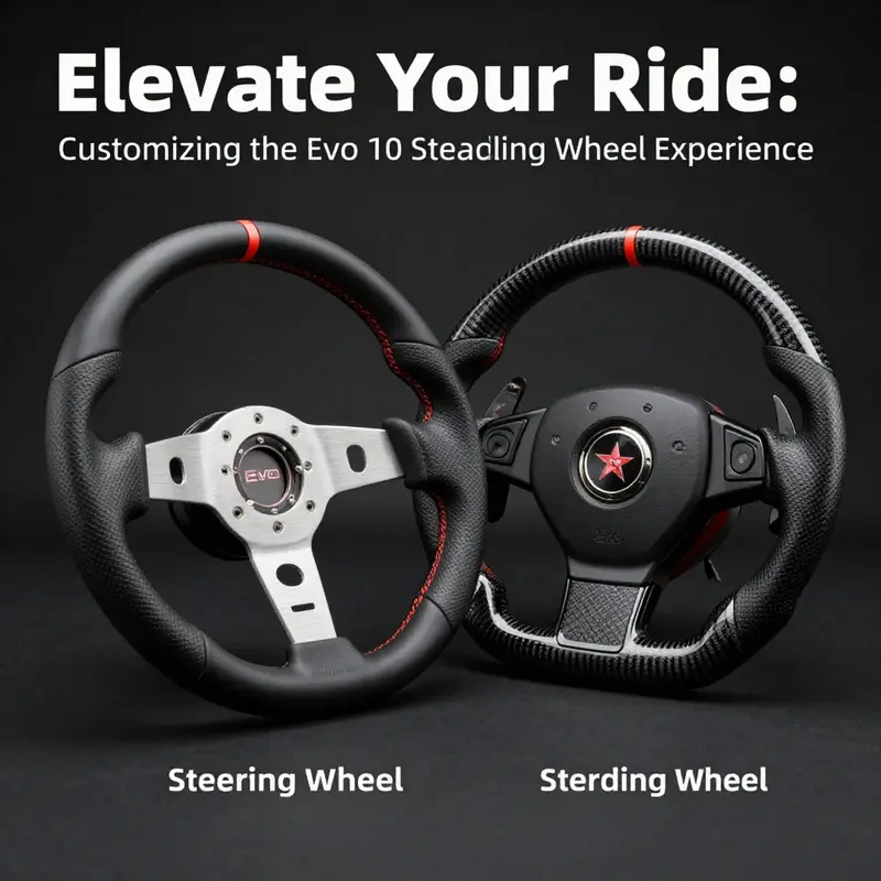 Comparing OEM and aftermarket Evo 10 steering wheels for better performance and style.