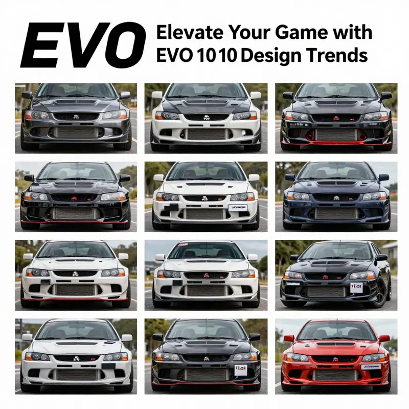 A comparative analysis of the materials used in EVO 10 front bumpers highlighting their unique benefits.
