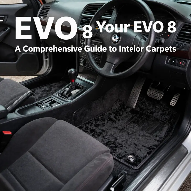 Detailed overview of the various materials used in EVO 8 carpets.