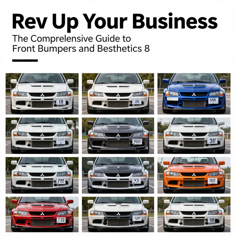 Comparison of different materials used in Evo 8 front bumpers, highlighting each material’s strengths.