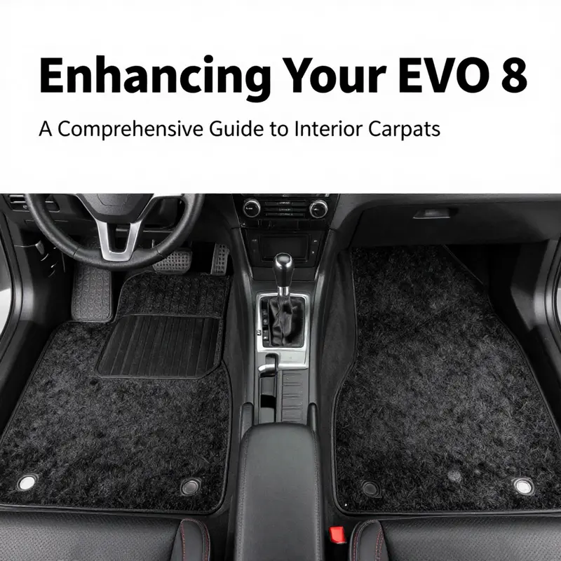 Detailed overview of the various materials used in EVO 8 carpets.