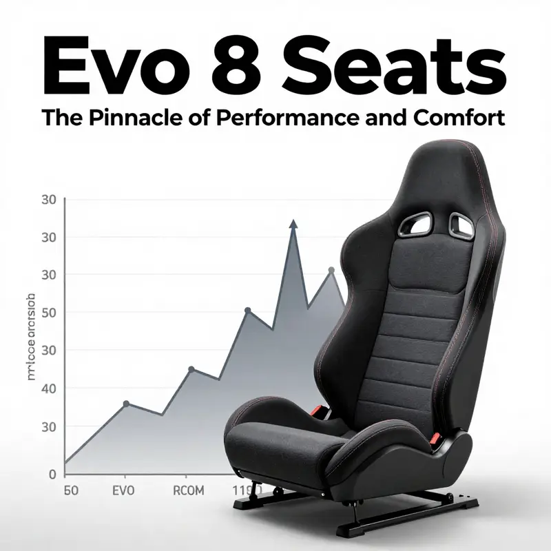 The unique design and quality of Mitsubishi Lancer Evolution VIII seats.