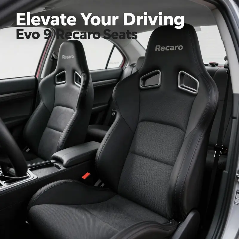 Original Equipment Manufacturer configurations showcasing the quality of Evo 9 Recaro seats.