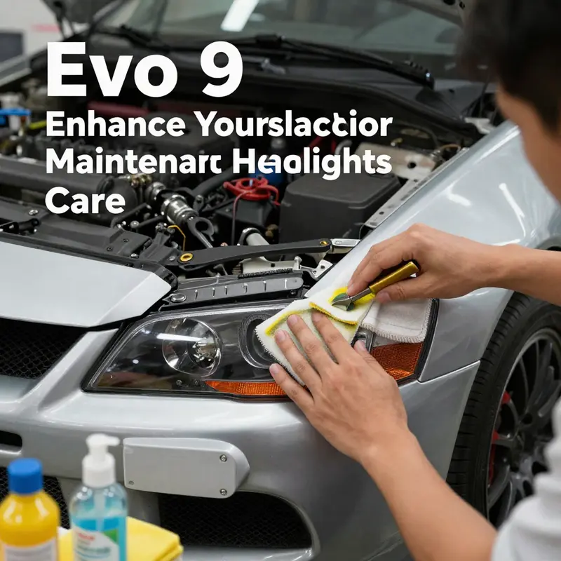 A variety of aftermarket headlights showcasing the diverse options available for the EVO9.