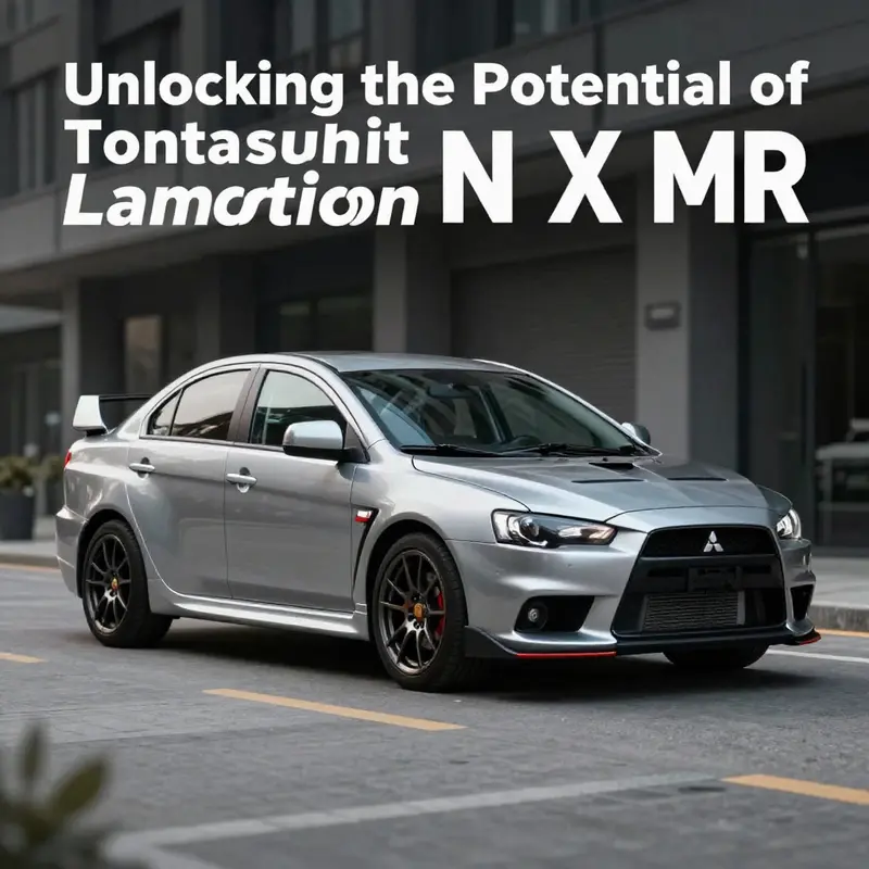 The high-performance Mitsubishi Lancer Evolution X MR, highlighting its striking design and advanced features.