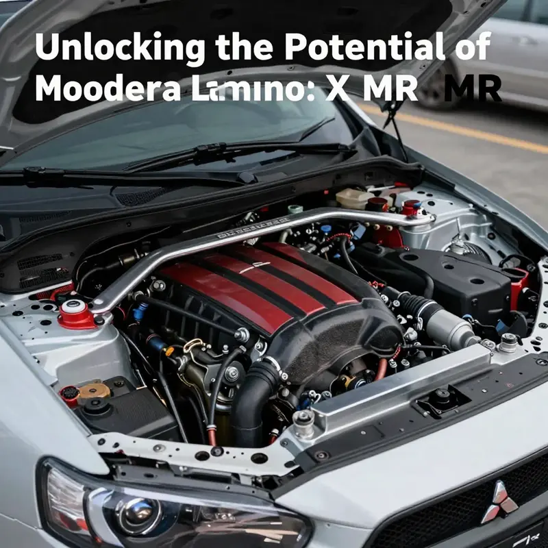 The high-performance Mitsubishi Lancer Evolution X MR, highlighting its striking design and advanced features.