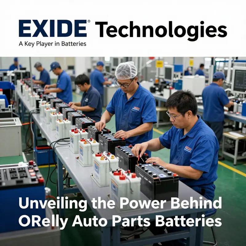 Key manufacturers of batteries for O’Reilly Auto Parts.