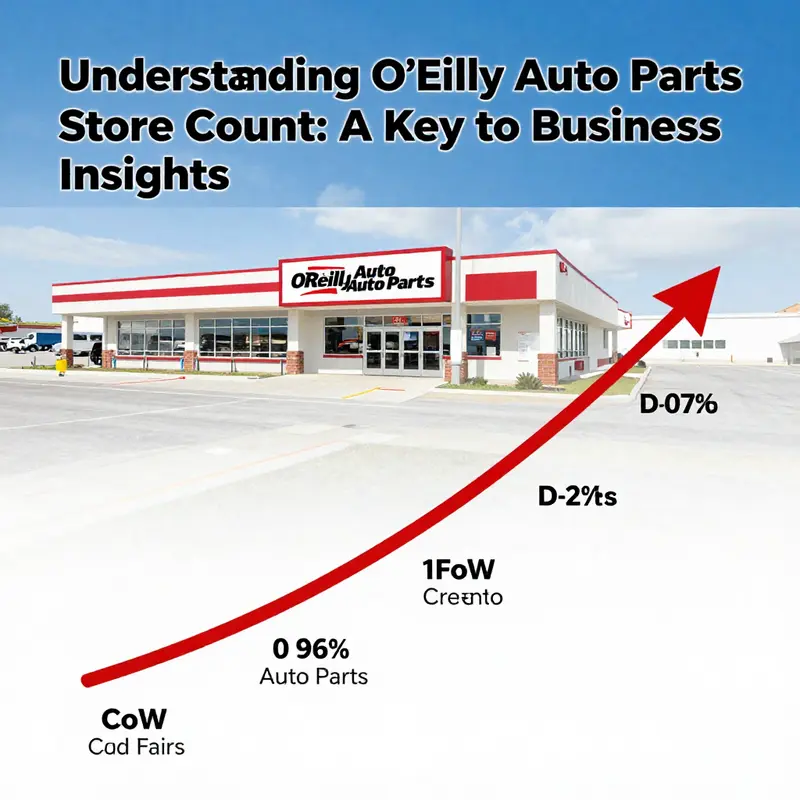 Map showcasing the distribution of O’Reilly Auto Parts stores across the U.S.