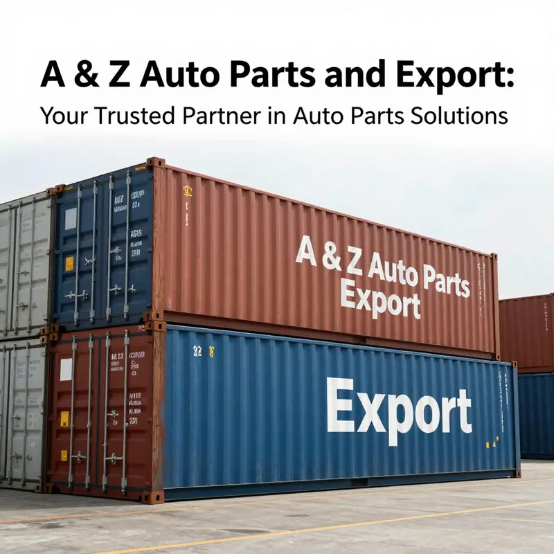 The storefront of A & Z Auto Parts and Export, reflecting its commitment to quality auto parts.