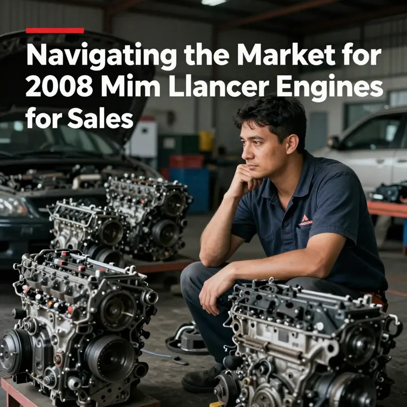 Online platforms provide a wide array of options for purchasing a 2008 Mitsubishi Lancer engine.