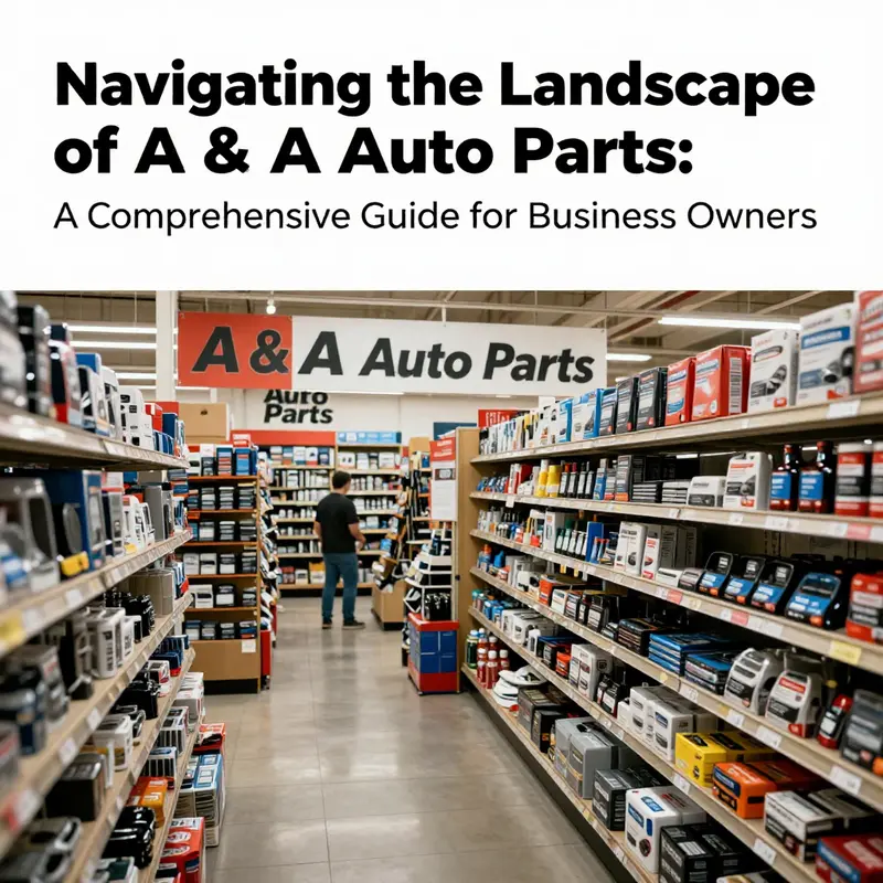 A bustling auto parts store highlighting the diversity and growth in the automotive parts market.