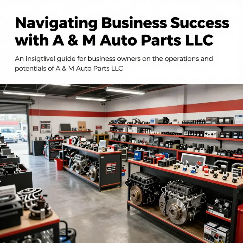 A vibrant automotive parts store showcasing an assortment of parts and components.