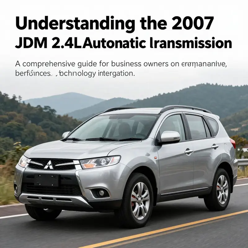 The 2007 Mitsubishi Outlander parked on a scenic road, representing its aesthetic appeal and functionality.