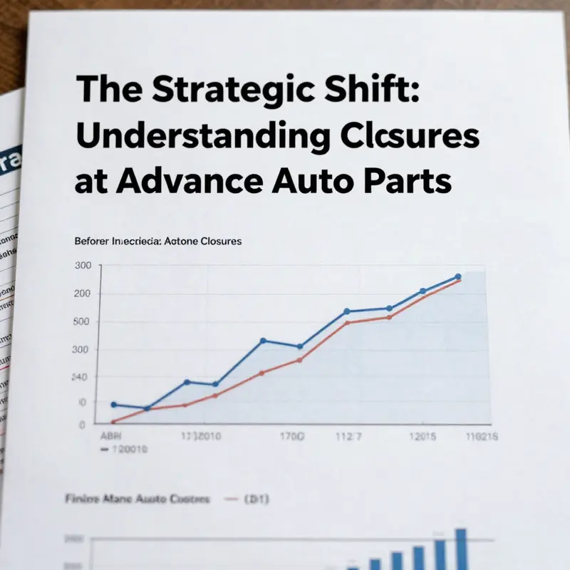 A deserted Advance Auto Parts location underscores the scale of recent store closures.