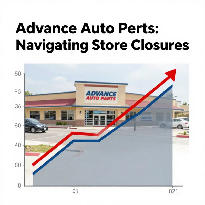 A closed Advance Auto Parts store reflecting the company’s strategic shifts.
