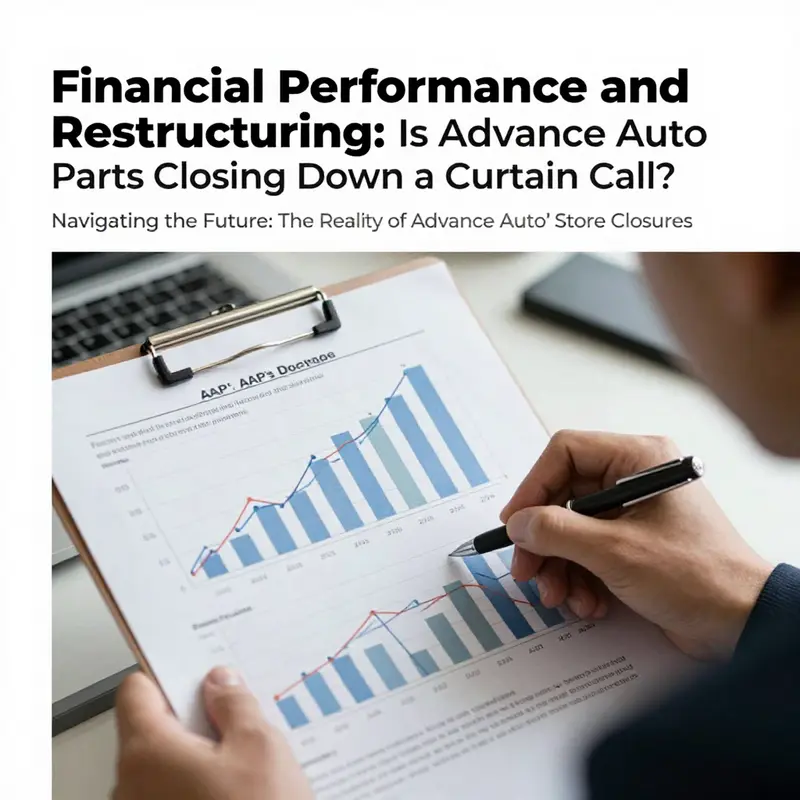 Visualizing the strategic planning behind Advance Auto Parts store closures.