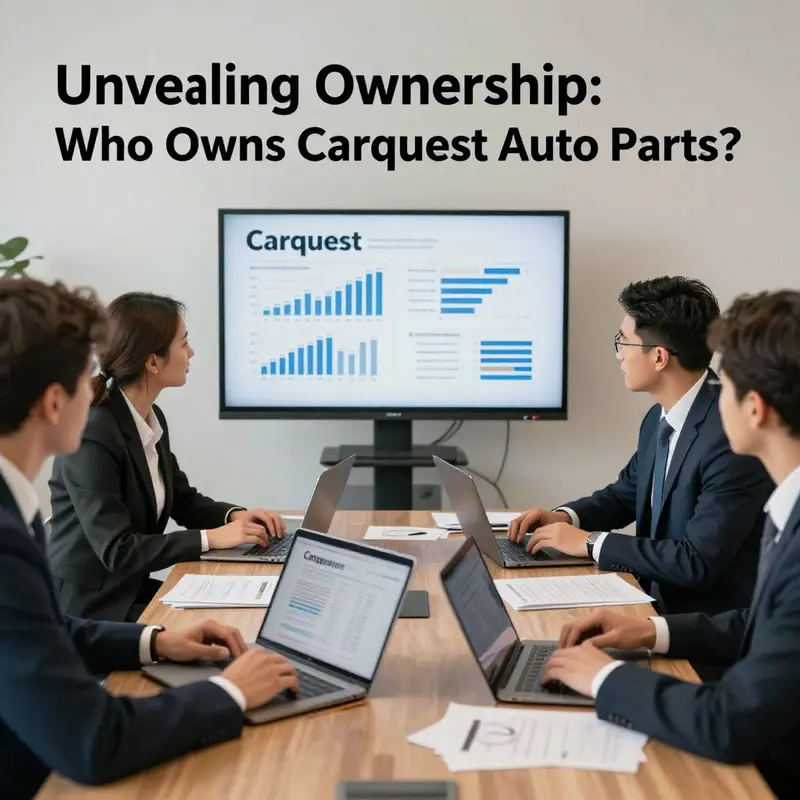 An informative infographic detailing Carquest’s ownership under Advance Auto Parts.